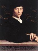 HOLBEIN, Hans the Younger Portrait of Derich Born af painting